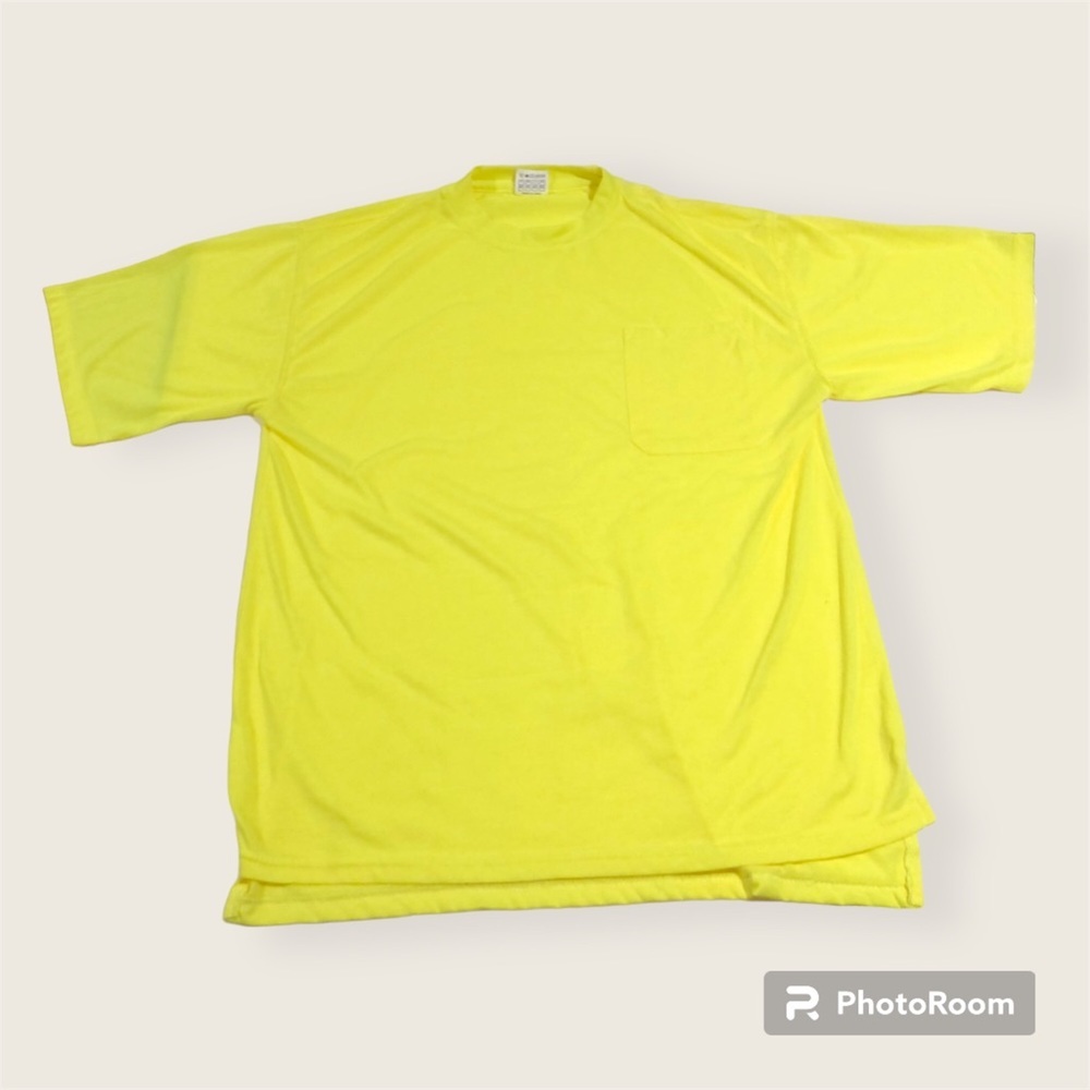 Forester Safety T Shirt Yellow Short Sleeve Size L
